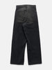 ssstein Sulfur Dyed Oxford Vintage Wide Pants Black, Pants