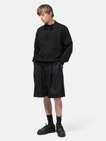 ssstein Wide Easy Short Trousers Black, Shorts