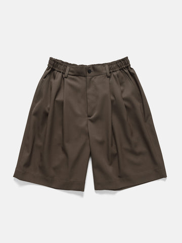 ssstein Wide Easy Short Trousers Dark Beige, Shorts