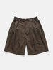ssstein Wide Easy Short Trousers Dark Beige, Shorts