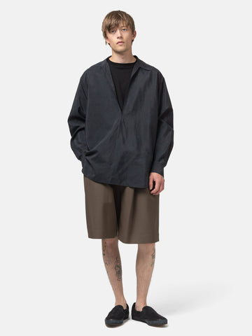 ssstein Wide Easy Short Trousers Dark Beige, Shorts
