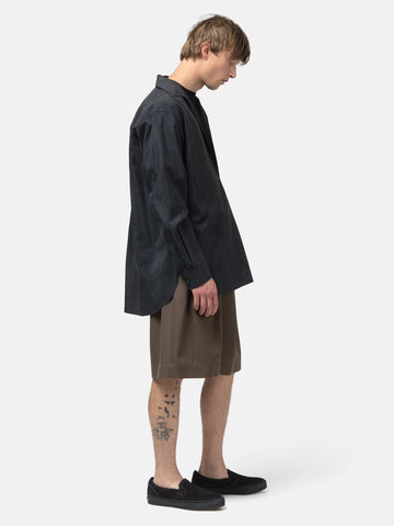 ssstein Wide Easy Short Trousers Dark Beige, Shorts
