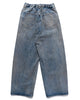 ssstein Twist Seam Baggy Vintage Denim Jeans Indigo, Bottoms