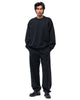 ssstein Untwisted Yarn Fade Sweat Twist Seam Pants Black, Bottoms