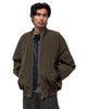 ssstein Windproof Nylon Oversized Flight Jacket Military Khaki, Outerwear