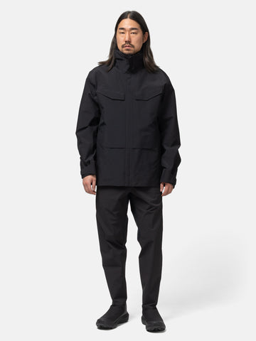 Veilance Field Jacket Black, Shells & Rain Jackets