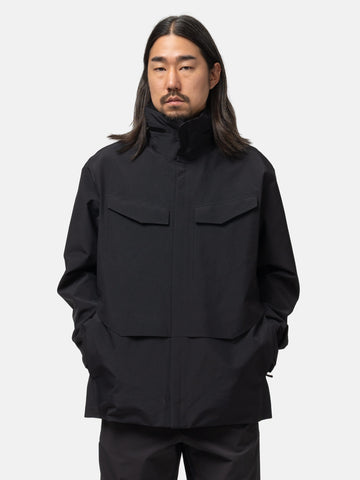 Veilance Field Jacket Black, Shells & Rain Jackets