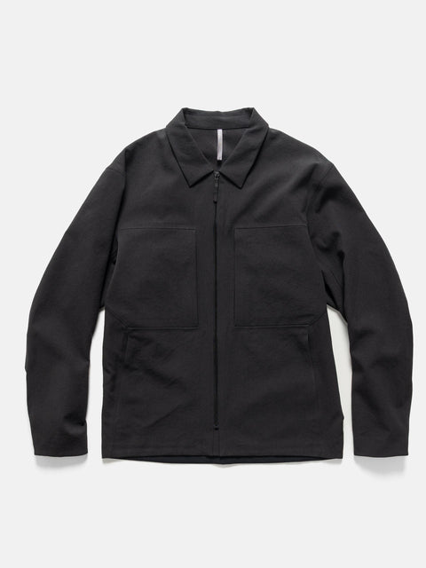 Veilance Mionn Softshell Overshirt Black, Shells & Rain Jackets