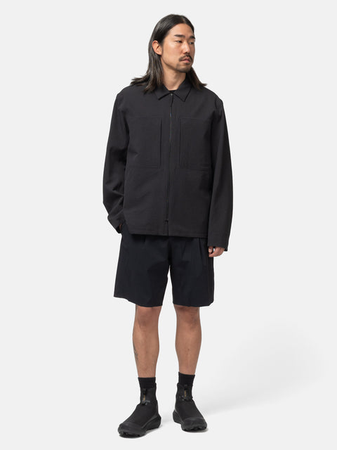 Veilance Mionn Softshell Overshirt Black, Shells & Rain Jackets