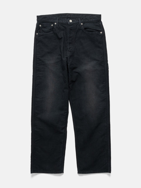 visvim Fluxus 01 Wide G.Cords Black, Pants