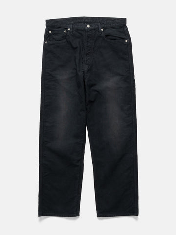 visvim Fluxus 01 Wide G.Cords Black, Pants