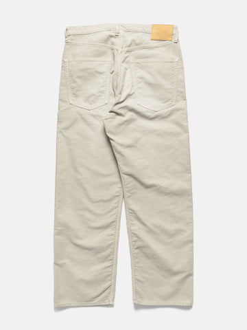 visvim Fluxus 01 Wide G.Cords Ivory, Pants