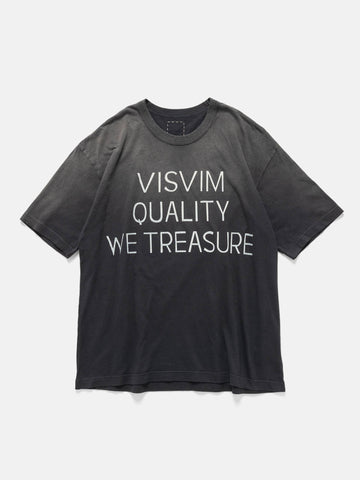 visvim Jumbo Tee S/S DMGD Black, T-Shirts