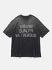 visvim Jumbo Tee S/S DMGD Black, T-Shirts