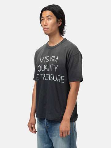 visvim Jumbo Tee S/S DMGD Black, T-Shirts