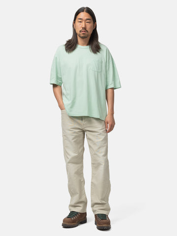 visvim Mondo Tee S/S DMGD Lt. Green, T-Shirts