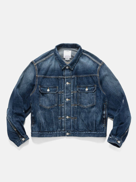 visvim SS 101X JKT DMGD-1010 Indigo, Trucker Jackets