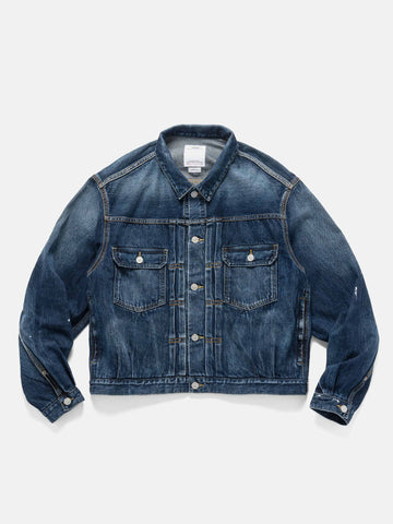 visvim SS 101X JKT DMGD-1010 Indigo, Trucker Jackets