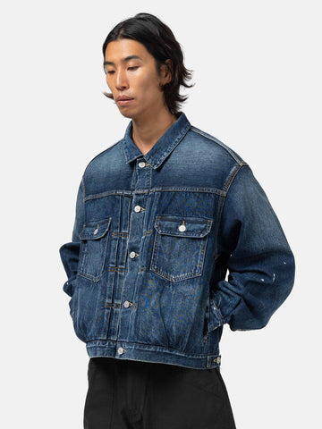 visvim SS 101X JKT DMGD-1010 Indigo, Trucker Jackets
