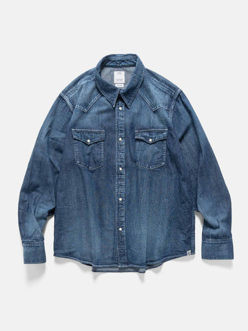 visvim Social Sculpture Shirt DMGD Indigo, Shirts