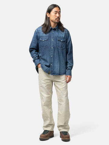 visvim Social Sculpture Shirt DMGD Indigo, Shirts