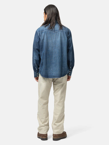visvim Social Sculpture Shirt DMGD Indigo, Shirts