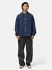 visvim Travail Coverall Moleskin DMGD Blue, Jackets
