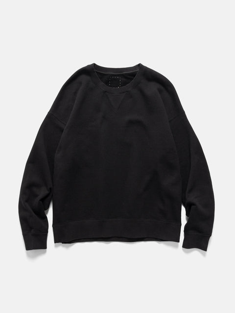 visvim Ultimate Jumbo SB Sweat L/S Black, Sweatshirts