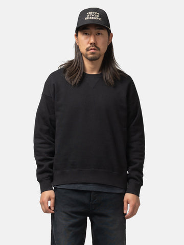 visvim Ultimate Jumbo SB Sweat L/S Black, Sweatshirts