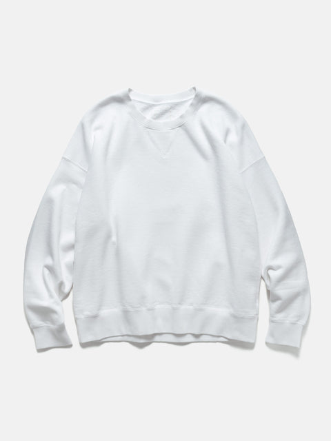visvim Ultimate Jumbo SB Sweat L/S White, Sweatshirts