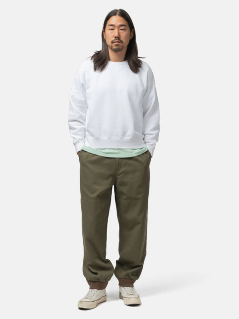 visvim Ultimate Jumbo SB Sweat L/S White, Sweatshirts