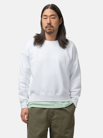 visvim Ultimate Jumbo SB Sweat L/S White, Sweatshirts