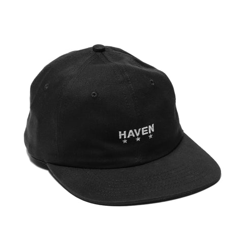 HAVEN Classic Logo 6-Panel Cap Black (Archive), Headwear