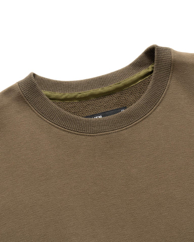 HAVEN Prime Crewneck - Suvin Cotton Terry Olive, Sweaters