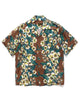 Kapital Silk Rayon Flower WRANGLE Collar Aloha Brown, Shirts