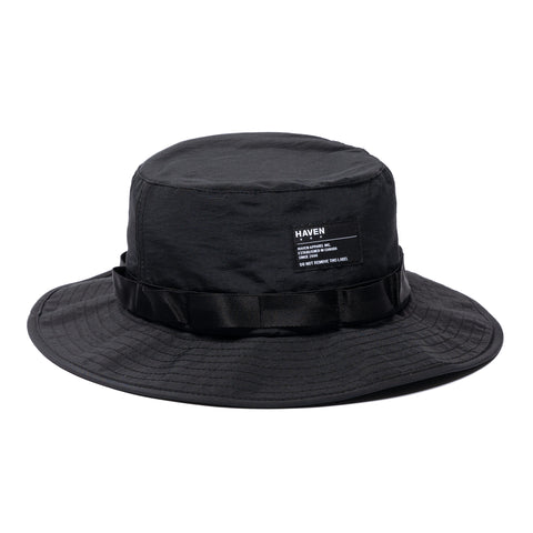 HAVEN Recon Hat - Cotton Nylon Grosgrain Black, Headwear